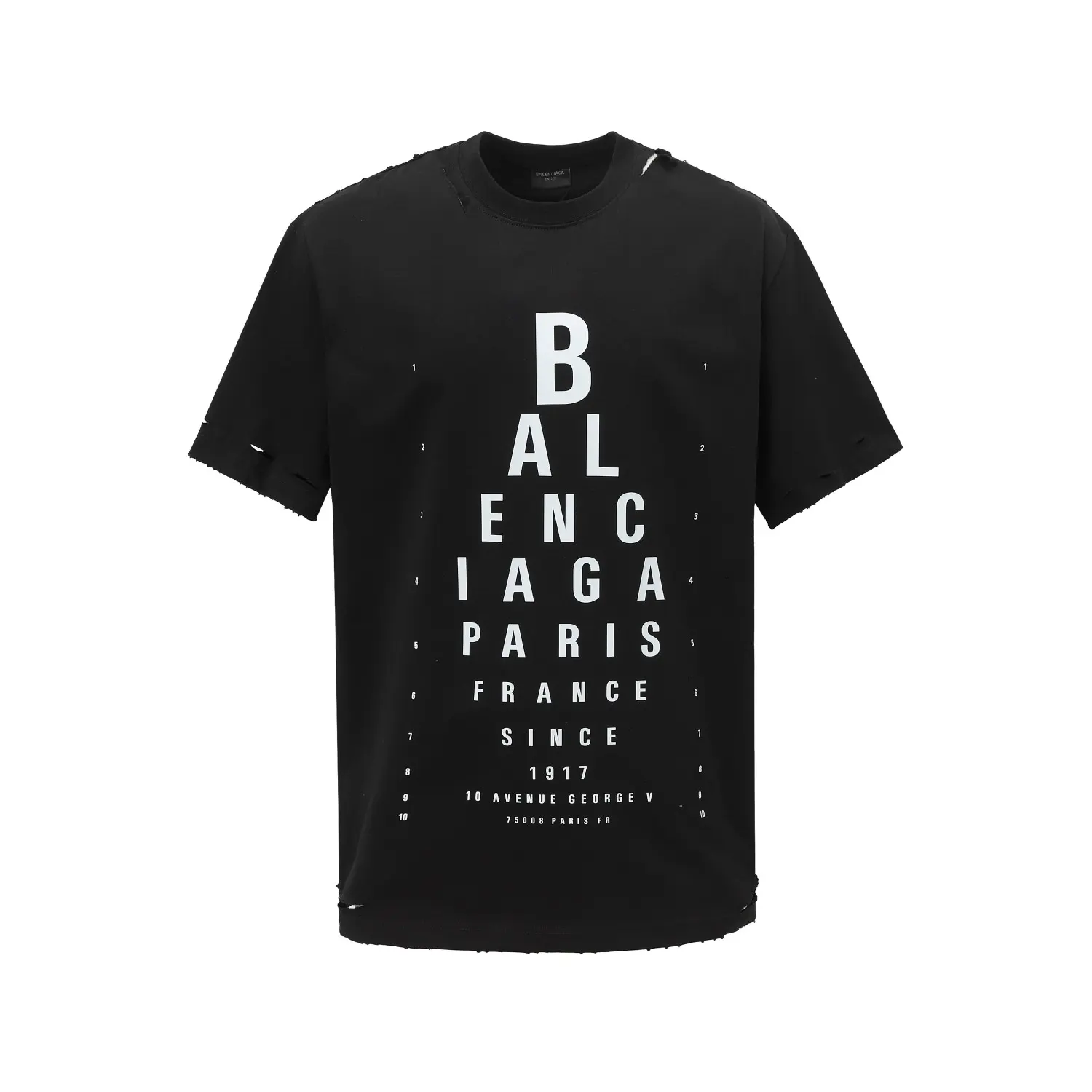 Distressed Eye Chart Logo T-Shirt D11519951