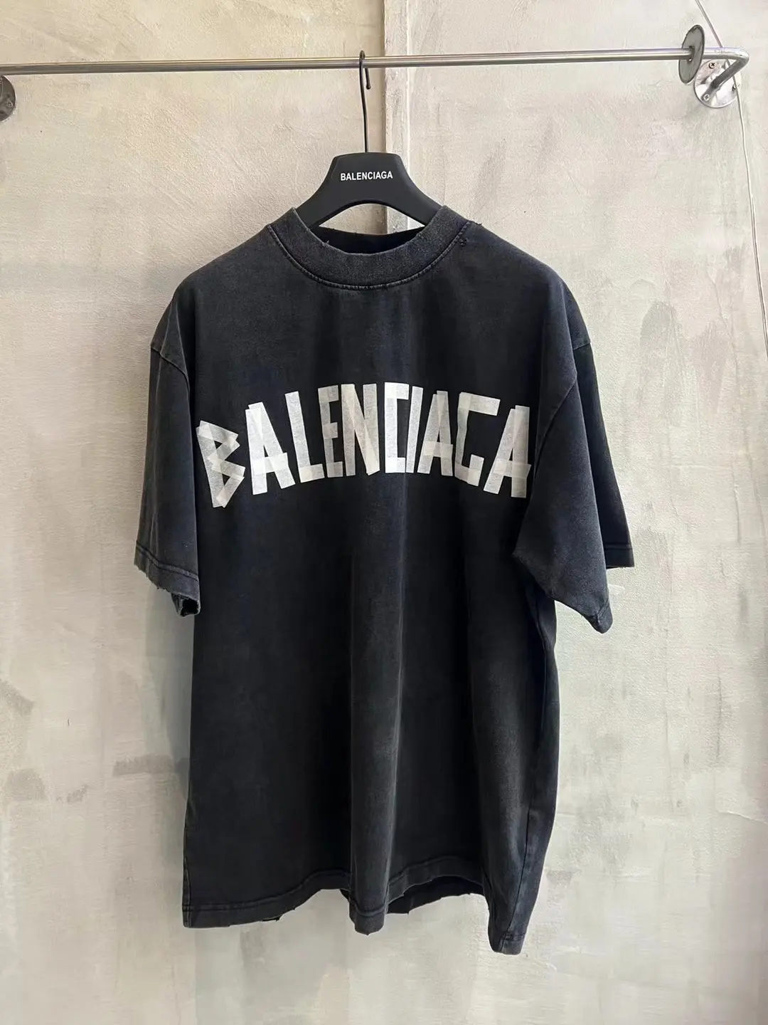 Logo Print Washed Cotton T-Shirt D11519959