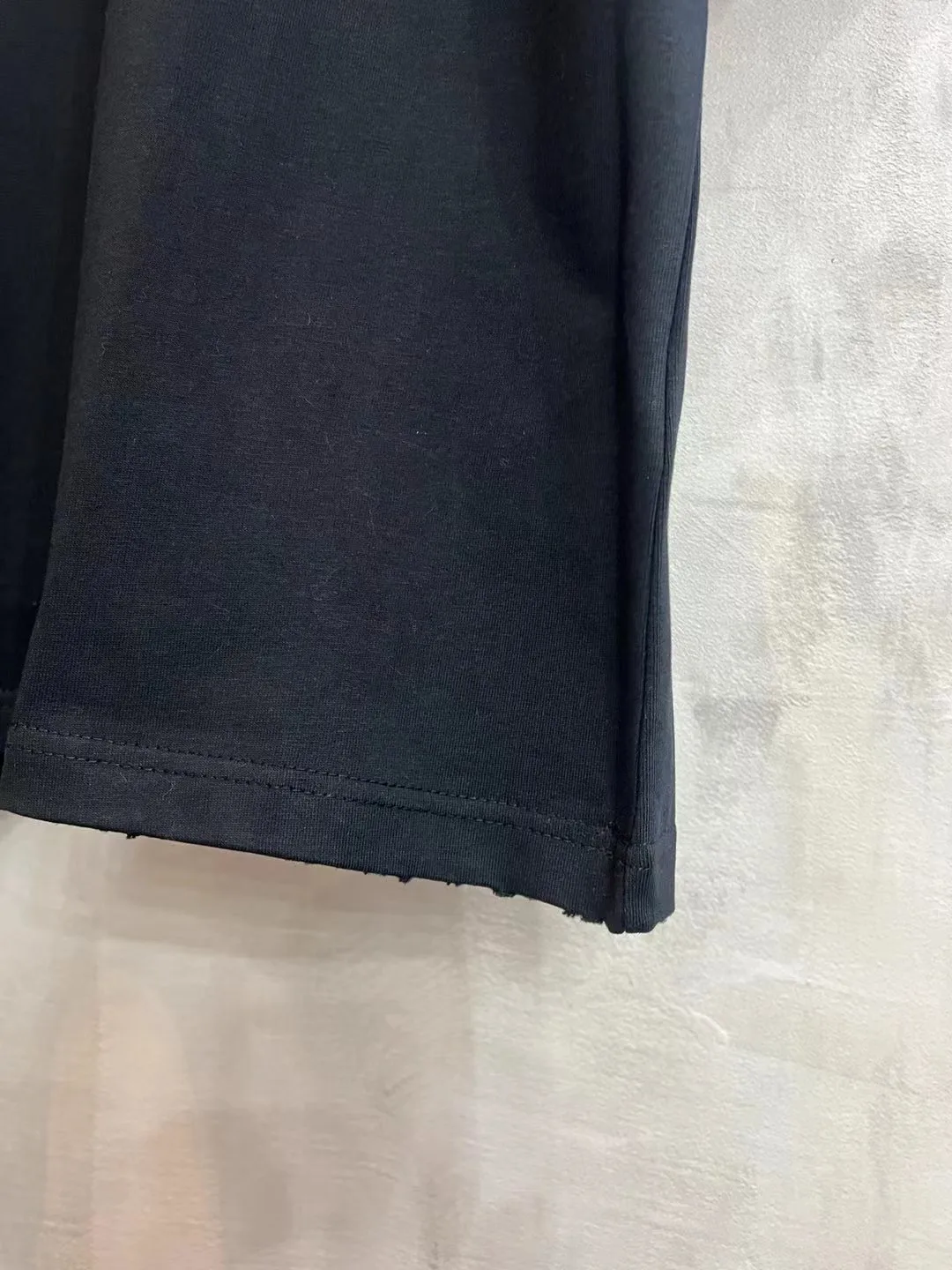 Distressed Tape-Effect Oversized T-Shirt D8521875 — view 5
