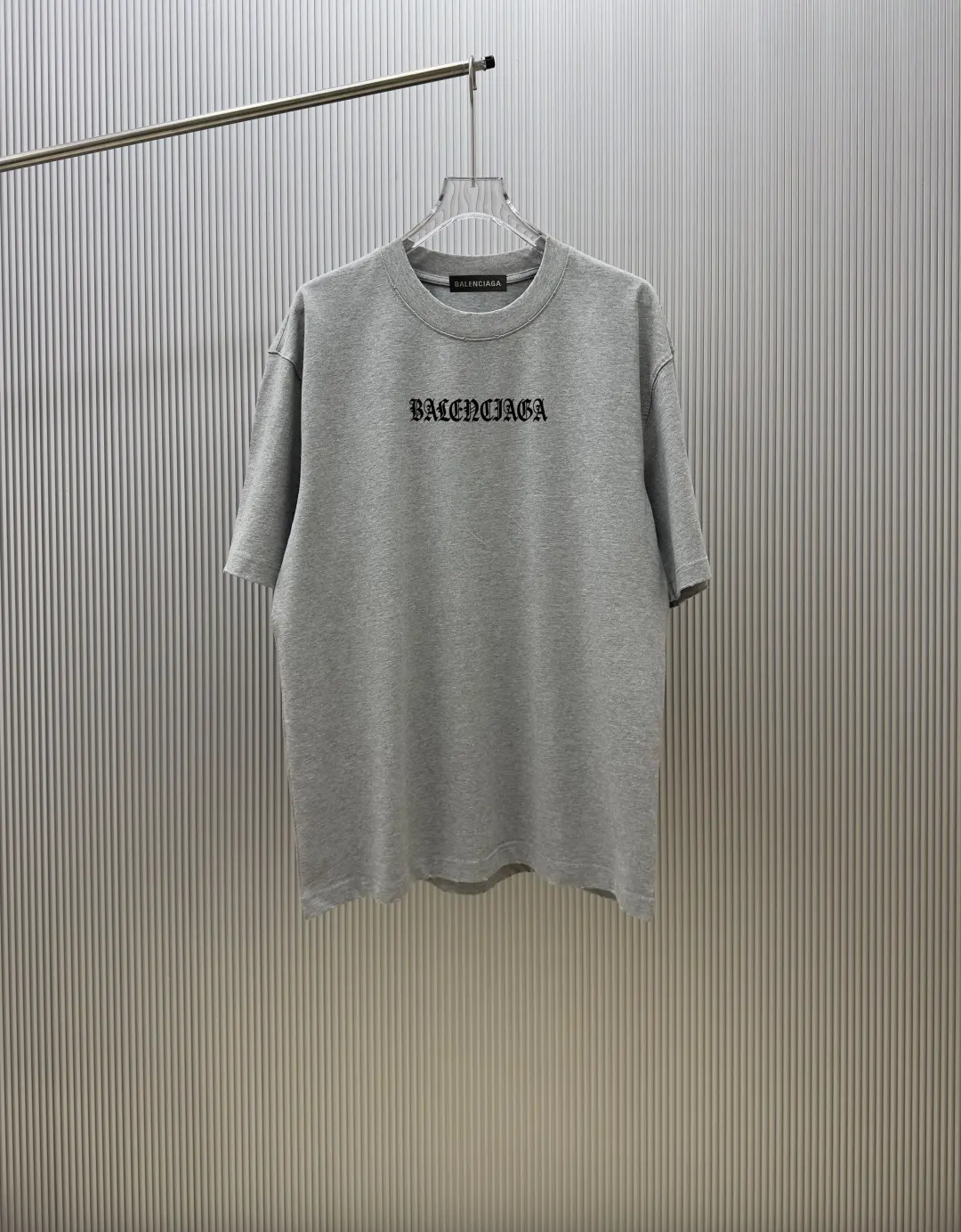 Gothic Logo Oversized Cotton T-Shirt D12518828