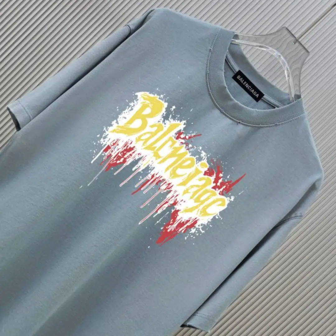 Distressed Graffiti Logo Cotton T-Shirt D12518816 — view 3