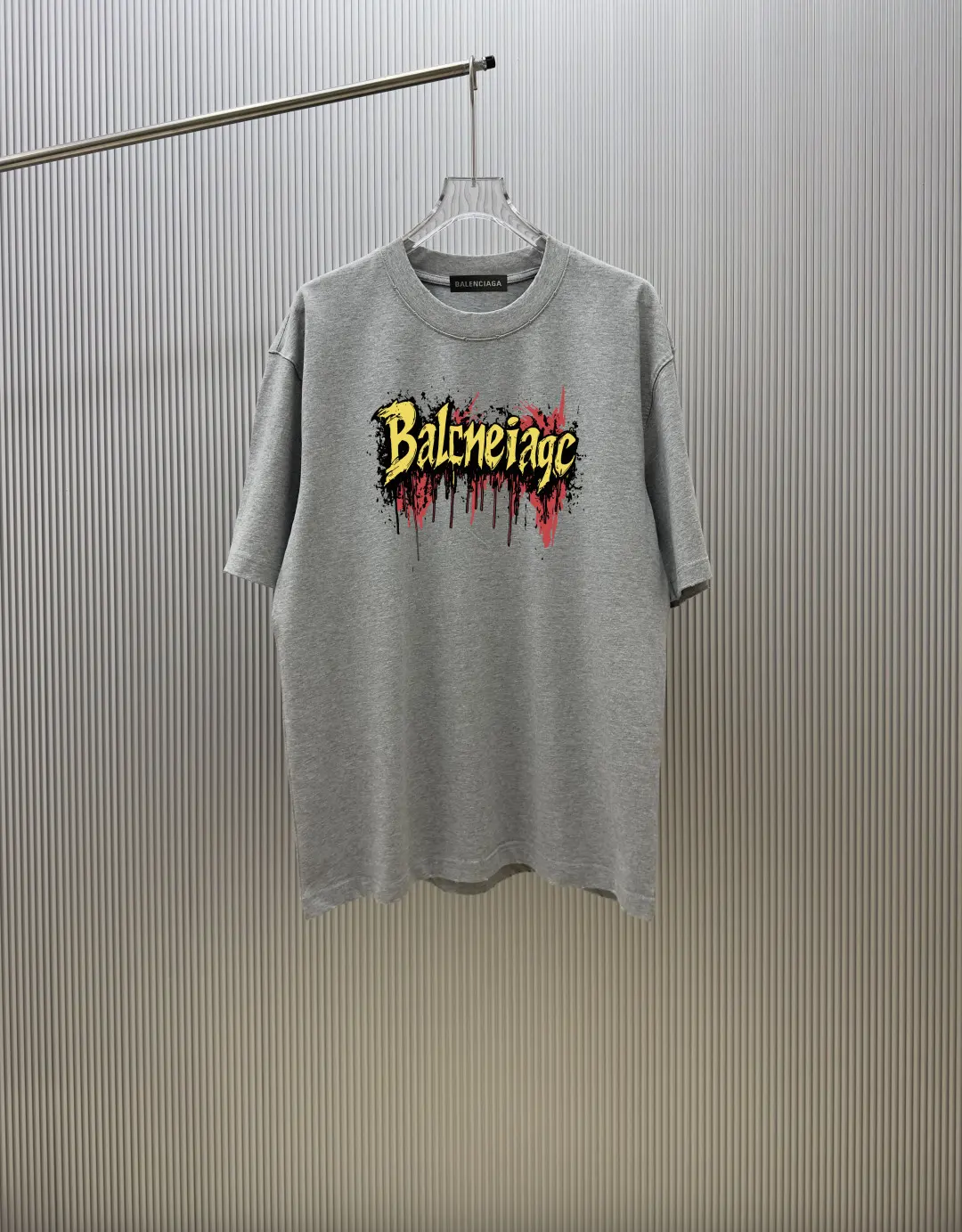 Logo Print Distressed Cotton T-Shirt D12518818