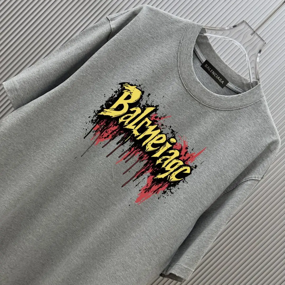 Logo Print Distressed Cotton T-Shirt D12518818 — view 3