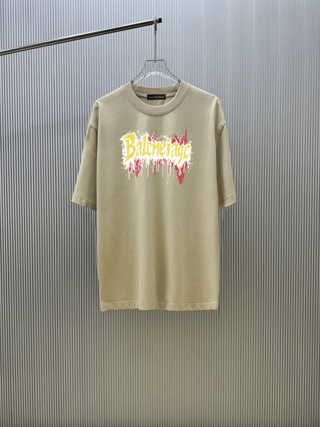 Logo Print Distressed Cotton T-Shirt D12518817