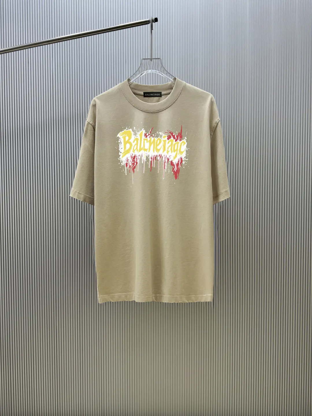 Logo Print Distressed Cotton T-Shirt D12518817