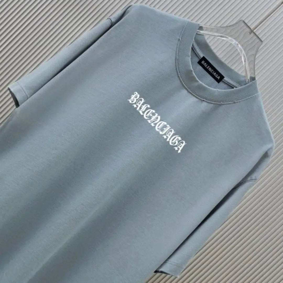 Logo Print Distressed Cotton T-Shirt D12518826 — view 3