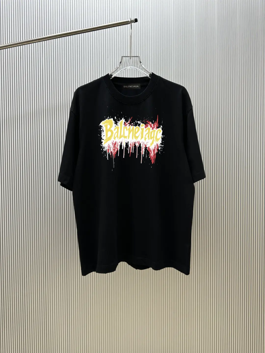 Distressed Logo Print Cotton T-Shirt D12518815