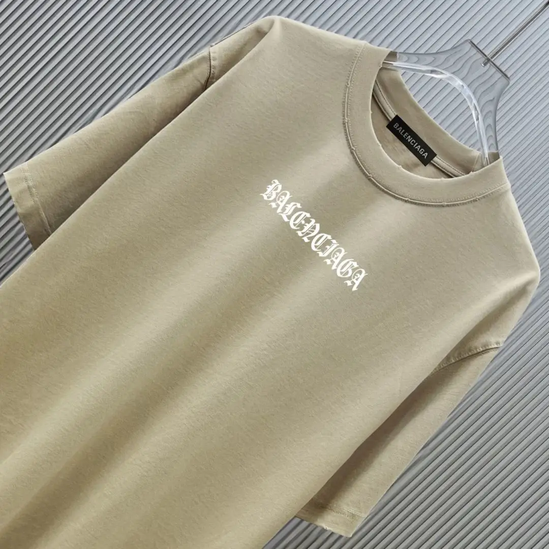 Logo Print Distressed Cotton T-Shirt D12518827 — view 3