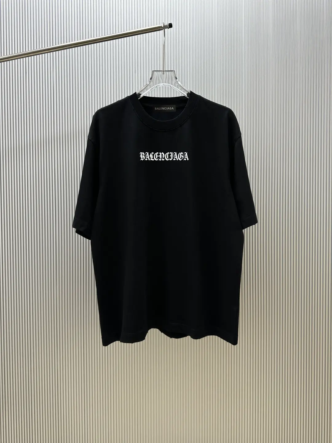 Logo-Print Distressed Cotton T-Shirt D12518825