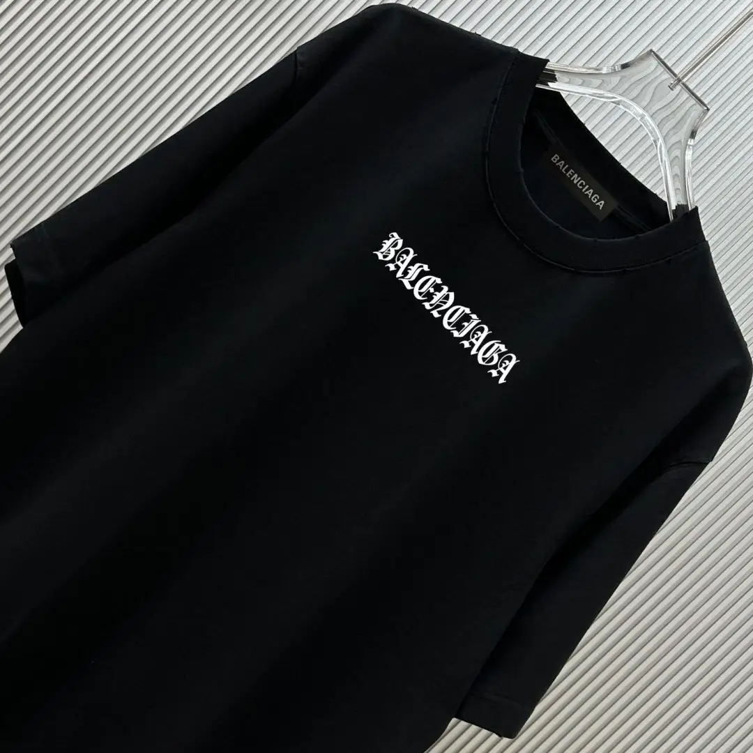 Logo-Print Distressed Cotton T-Shirt D12518825 — view 3