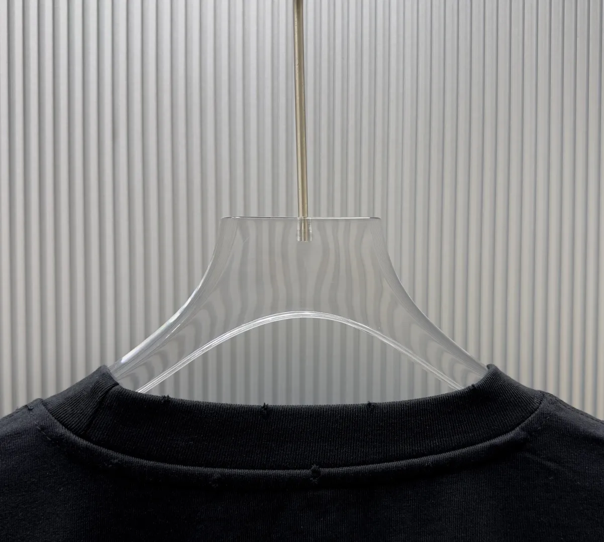 Logo-Print Distressed Cotton T-Shirt D12518825 — view 8