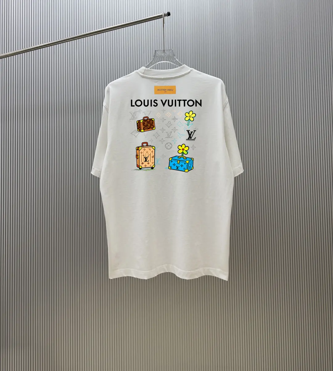Graphic Print Cotton Jersey T-Shirt D12518824 — view 2