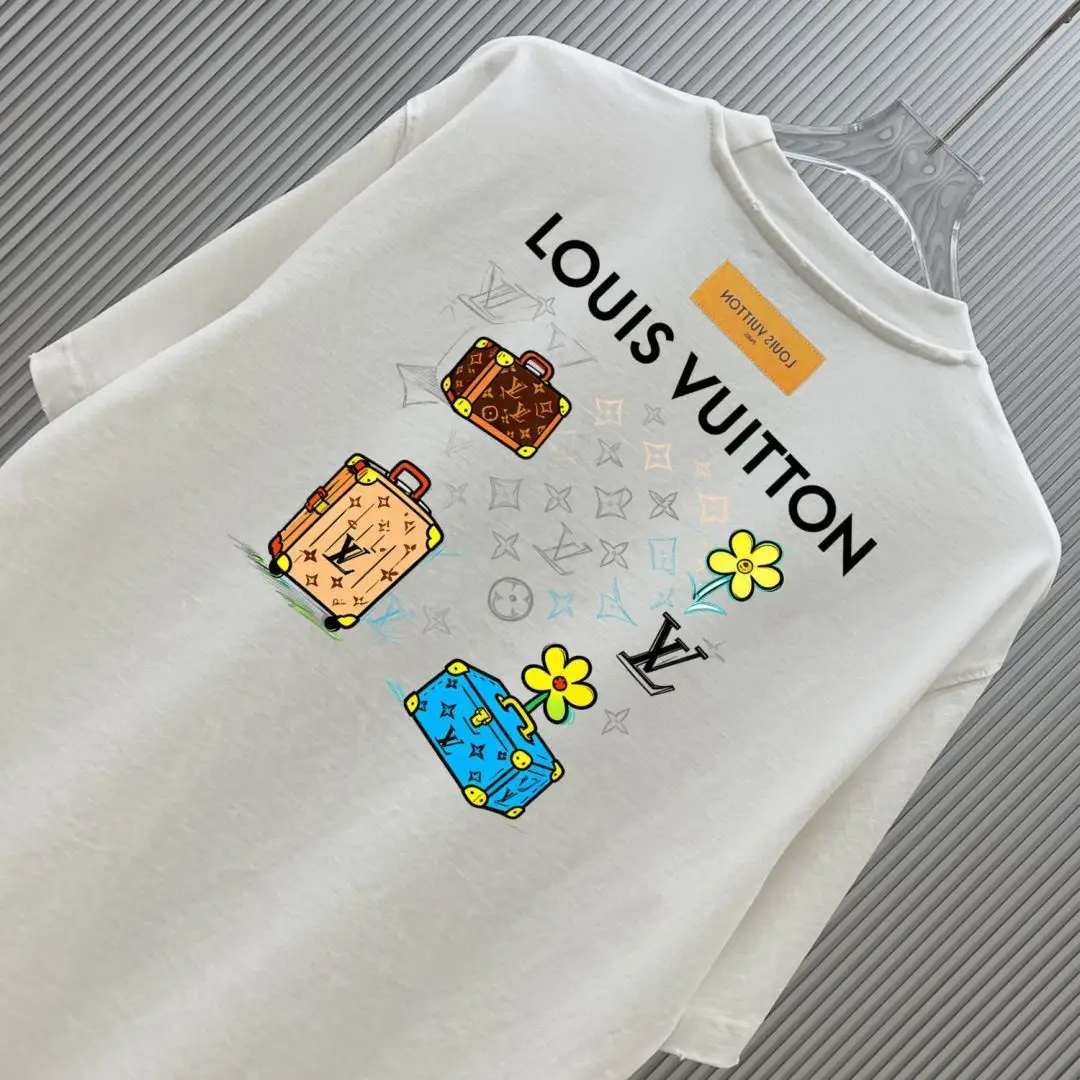 Graphic Print Cotton Jersey T-Shirt D12518824 — view 3