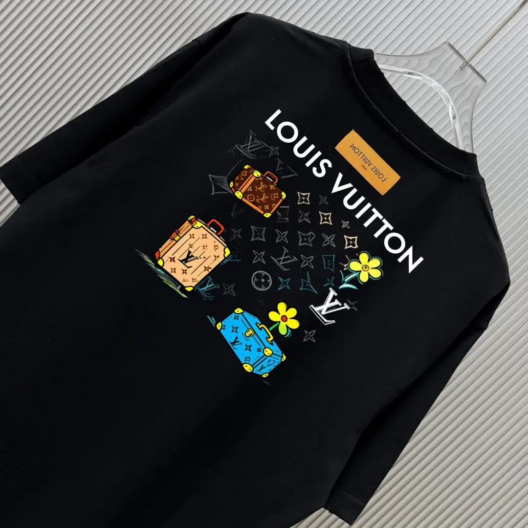 Graphic Print Cotton Jersey T-Shirt D12518820 — view 3