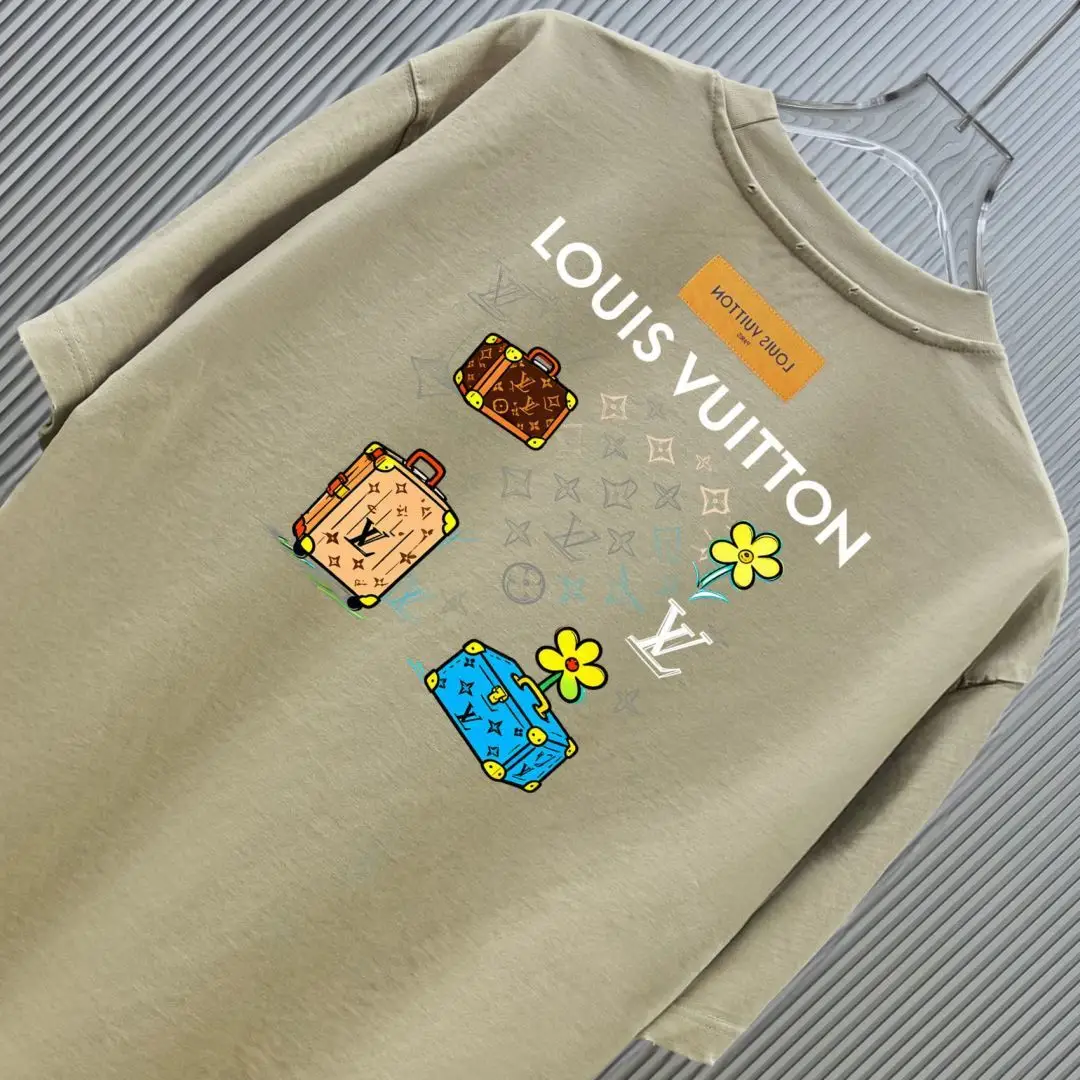 Graphic Print Cotton Jersey T-Shirt D12518821 — view 3