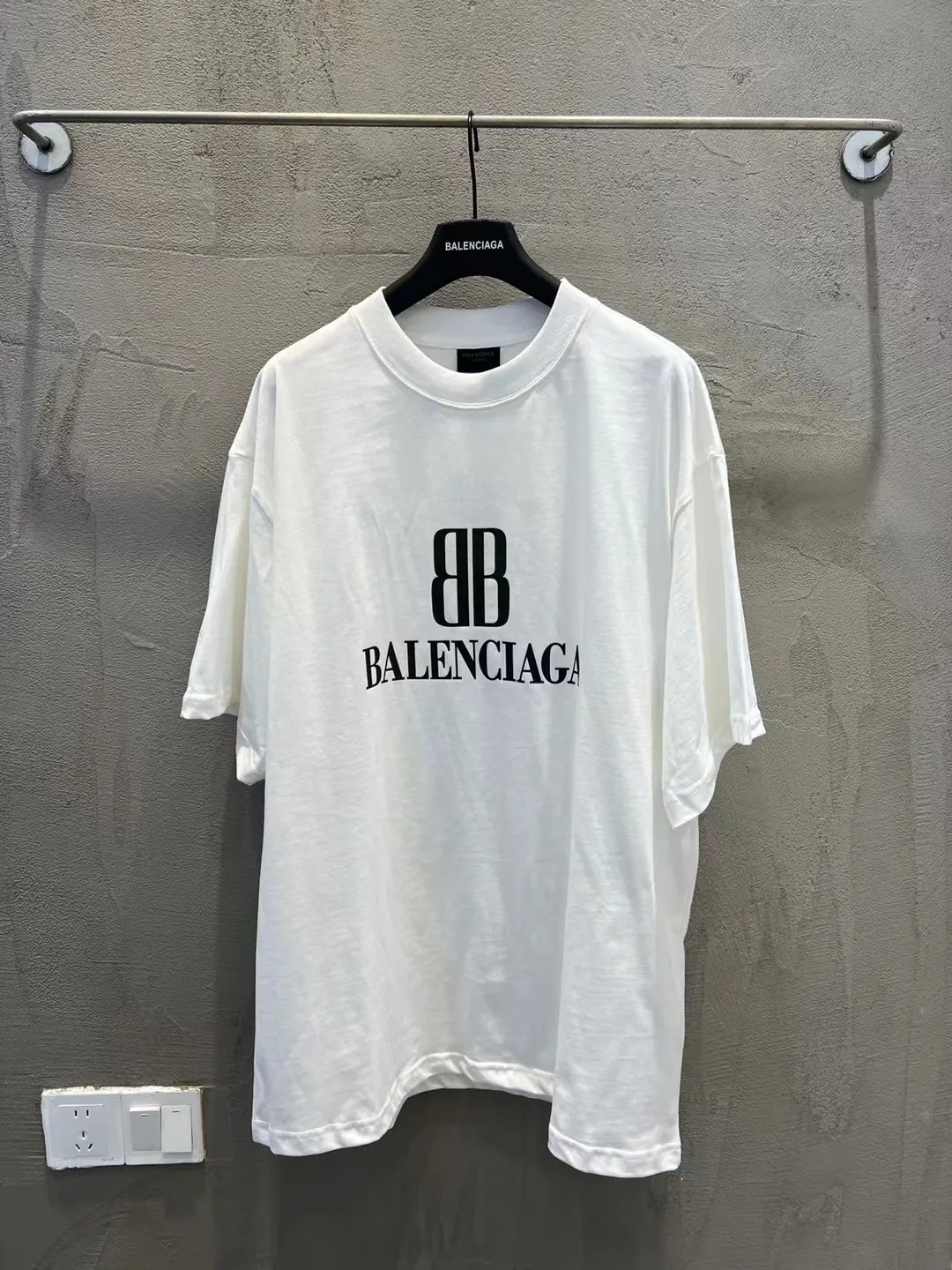 BB Logo Reflective Oversized T-Shirt D8521874
