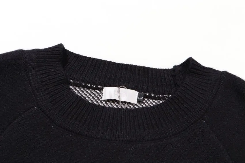 Striped Logo Jacquard Crew-Neck Sweater D20023385 — view 3
