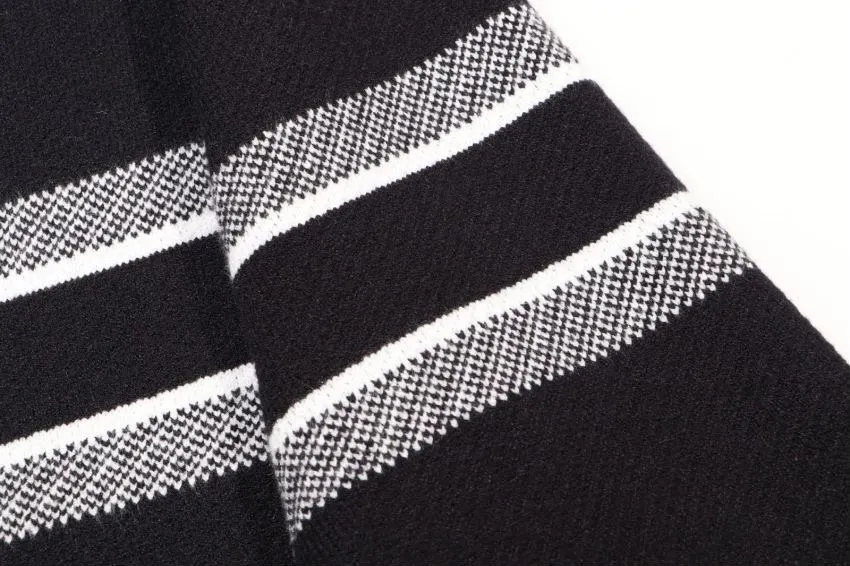 Striped Logo Jacquard Crew-Neck Sweater D20023385 — view 6