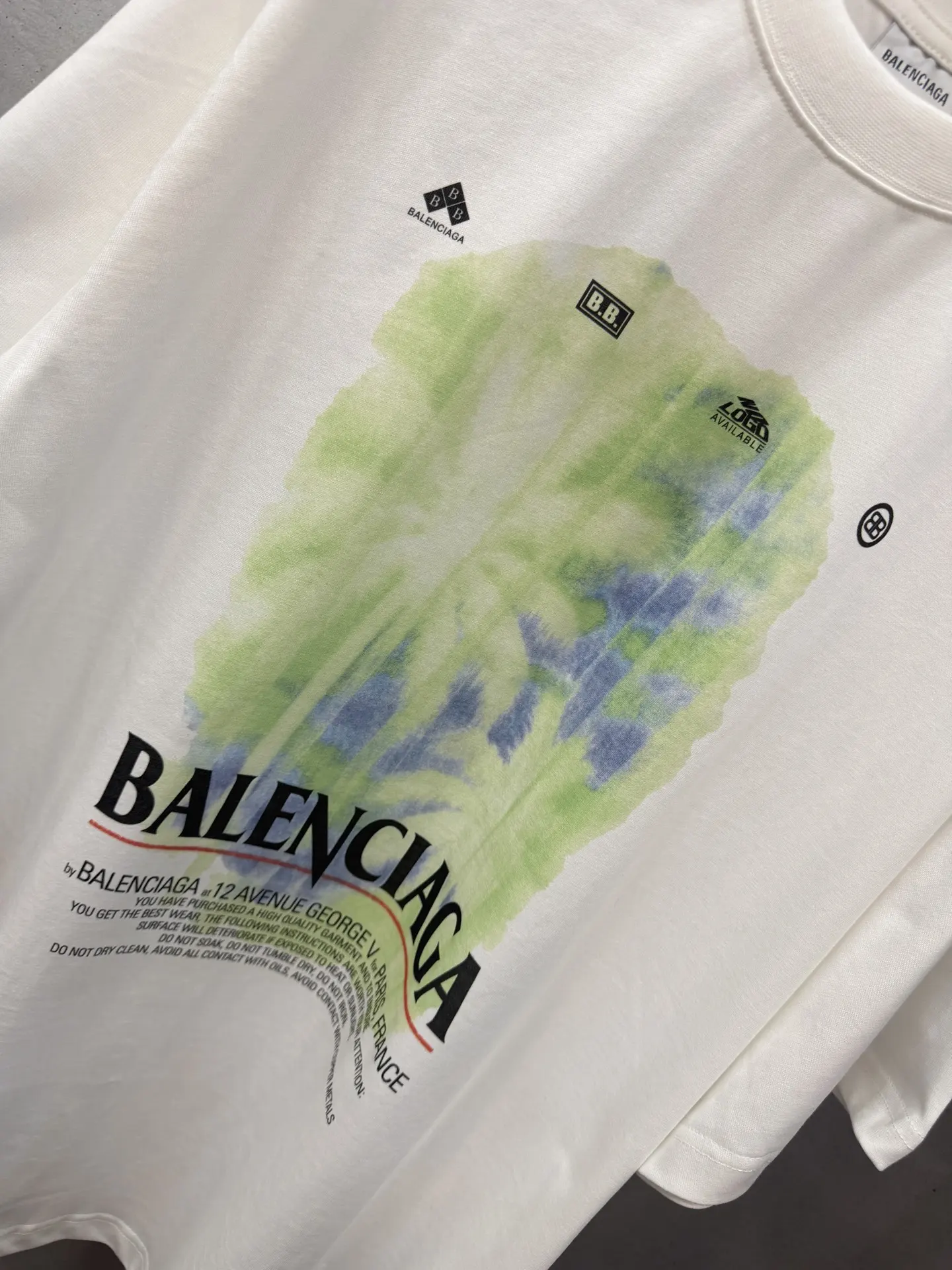 Palm Tree Graphic Print Oversized T-Shirt D15519985 — view 5