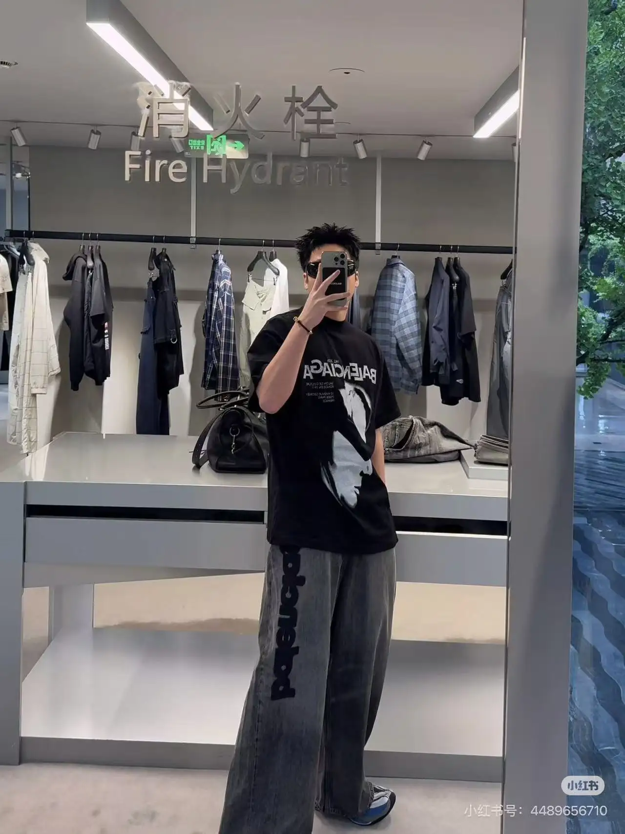 Graphic Print Oversized T-Shirt D15520013 — view 6
