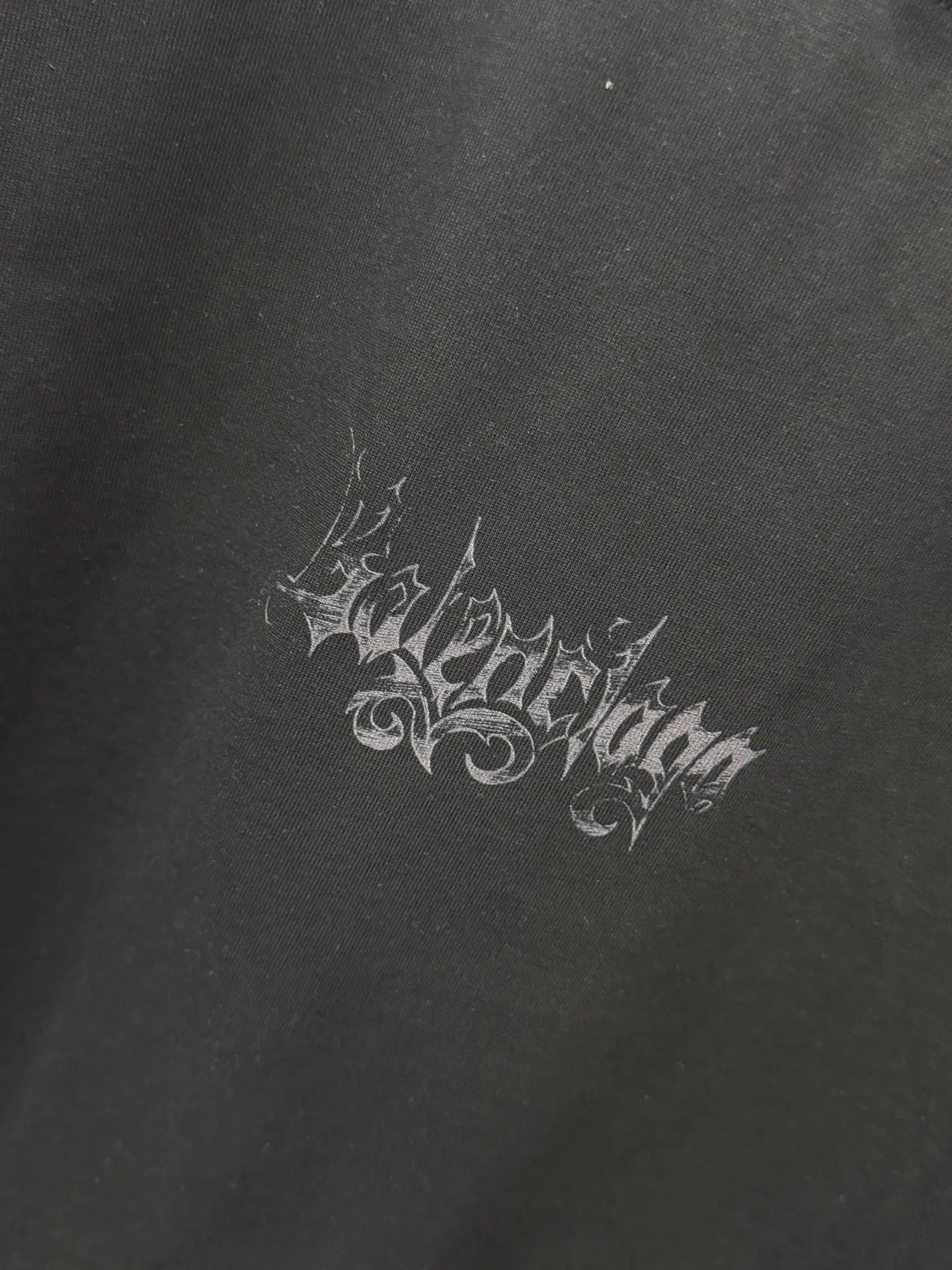 Gothic Logo Print Oversized T-Shirt D15520009 — view 5