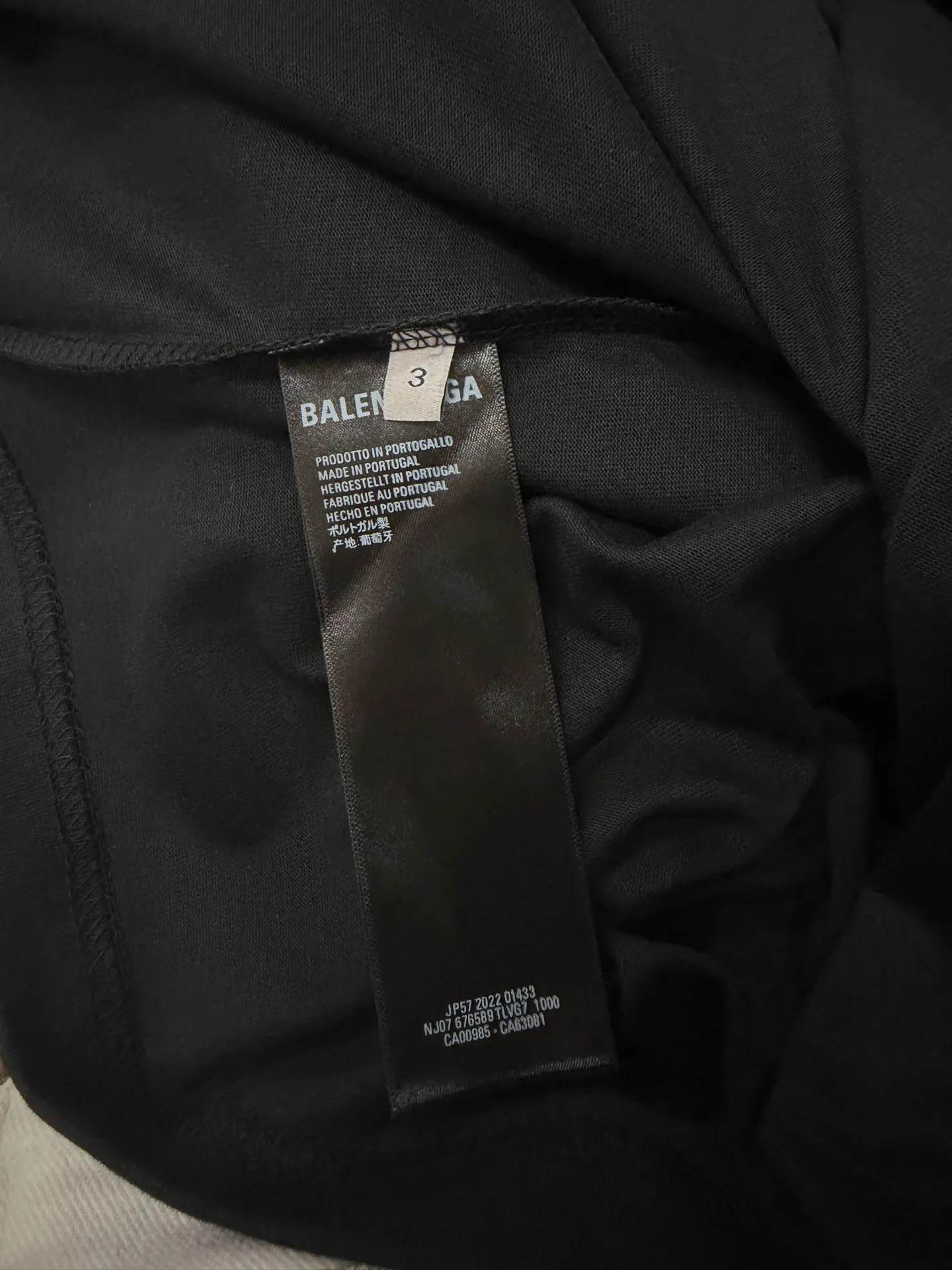 Reflective Micro Logo Oversized T-Shirt D14519970 — view 8