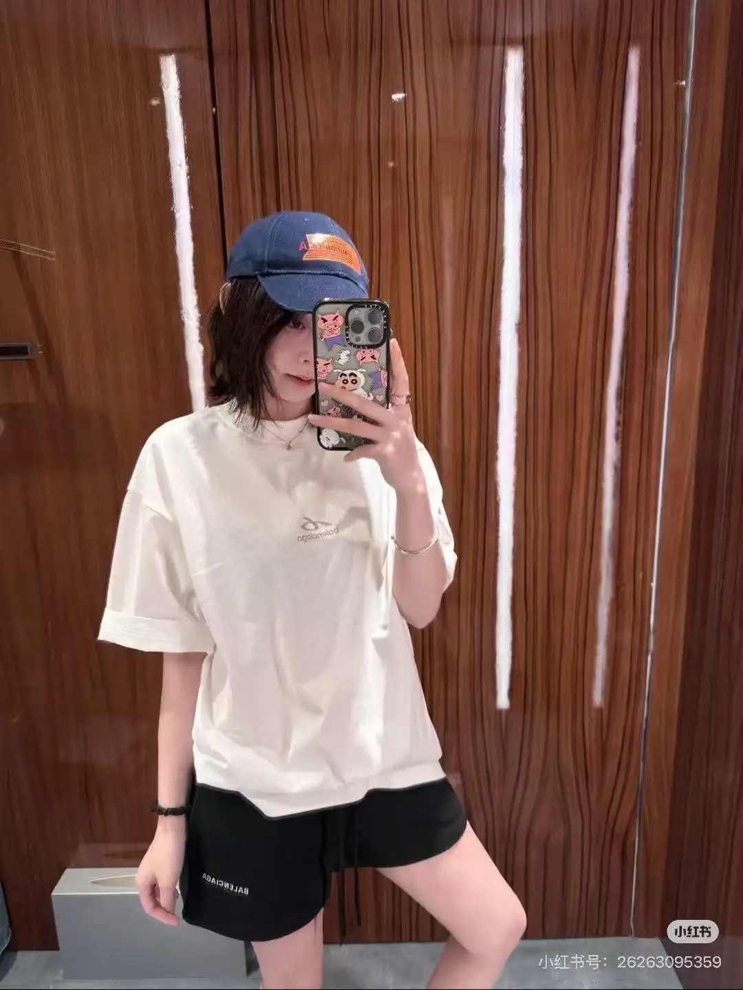 Reflective Micro Logo Oversized T-Shirt D14519977 — view 6
