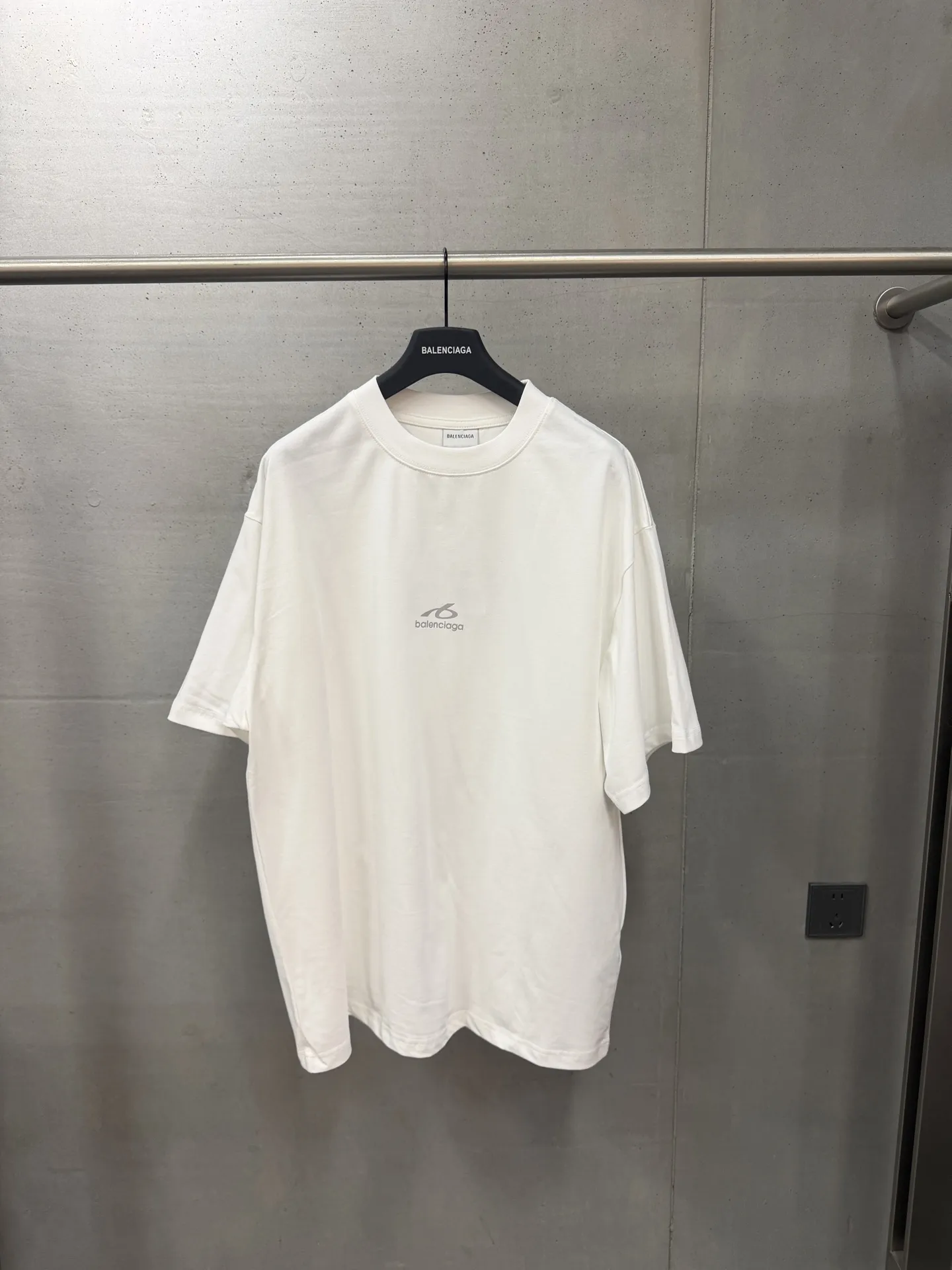 Reflective Micro Logo Oversized T-Shirt D14519969