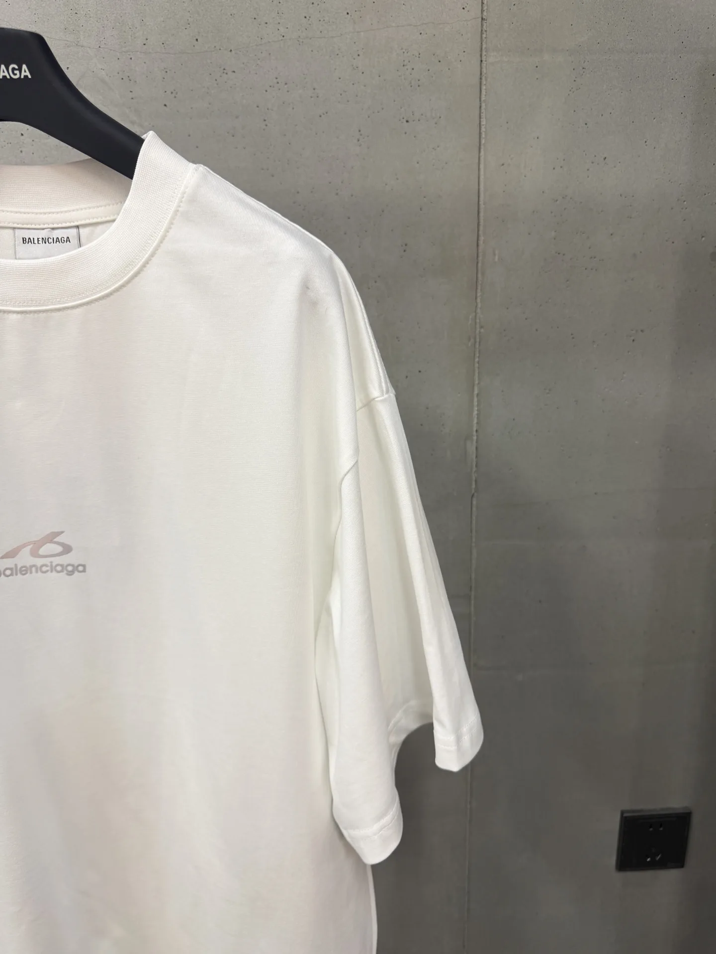 Reflective Micro Logo Oversized T-Shirt D14519969 — view 5