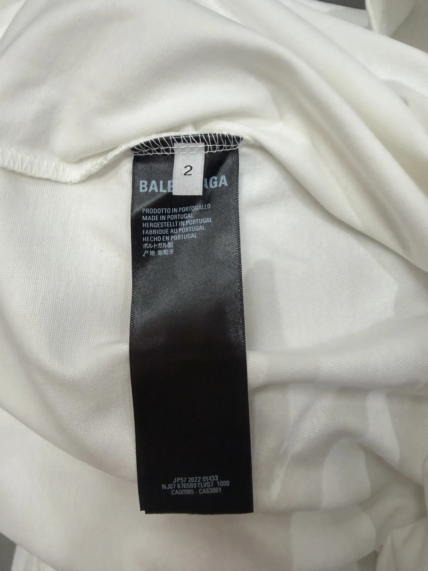 Reflective Micro Logo Oversized T-Shirt D14519969 — view 8