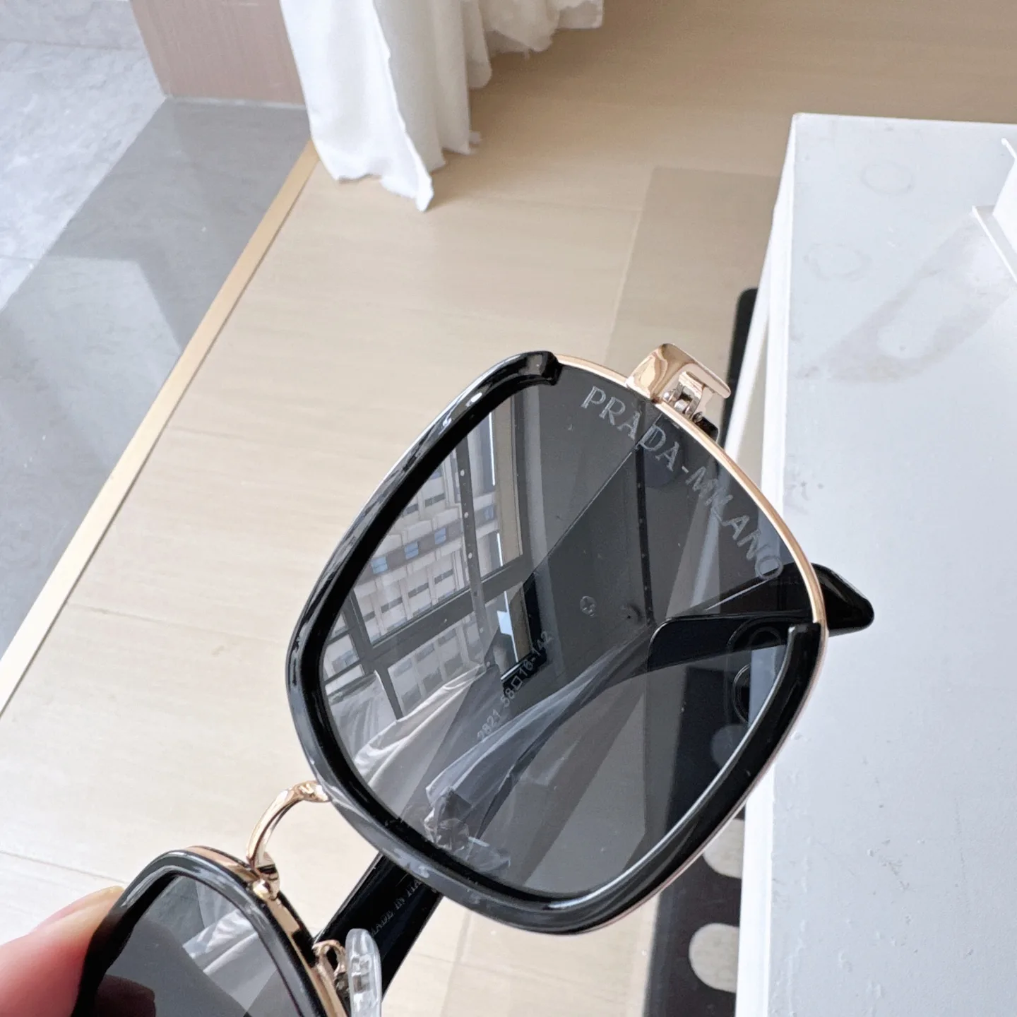 Prada Panda Sunglasses D20017782 — view 9