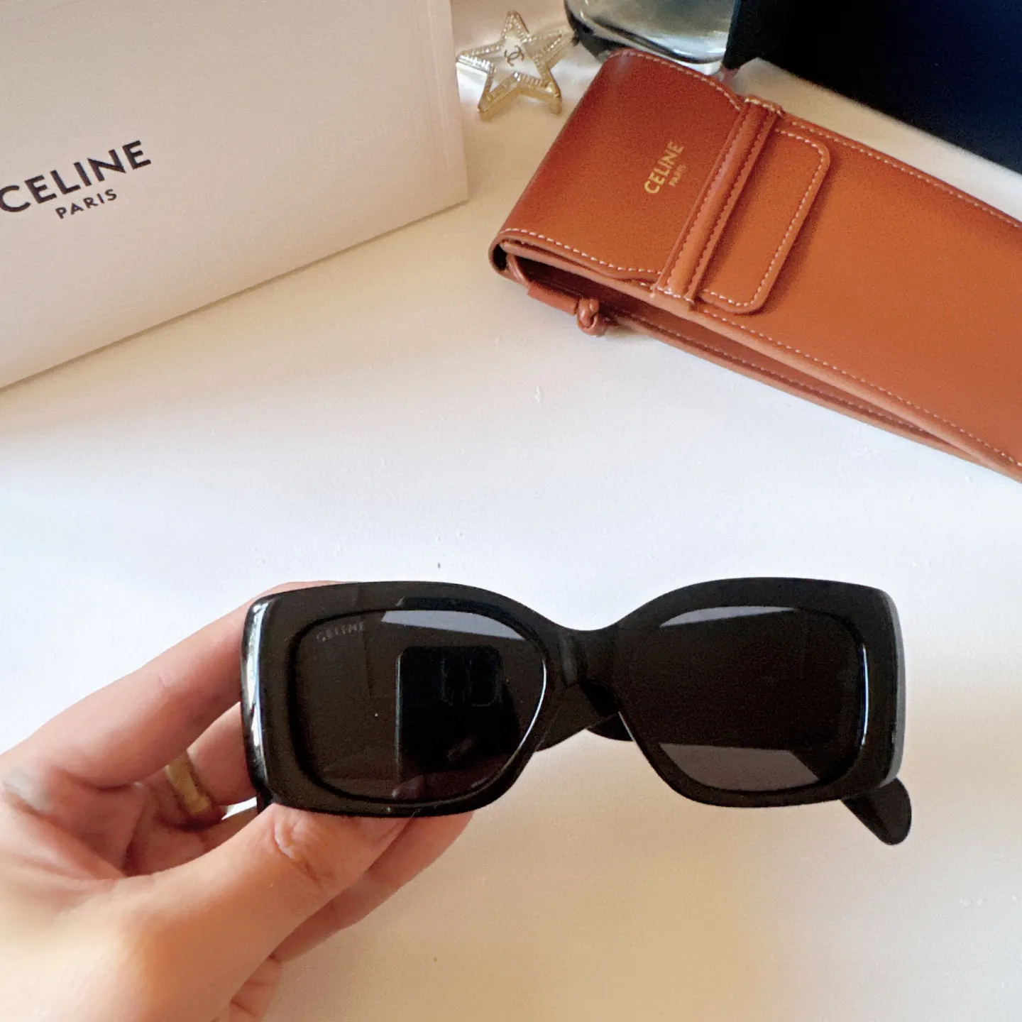Celine Square-Frame Sunglasses D20017743 — view 9