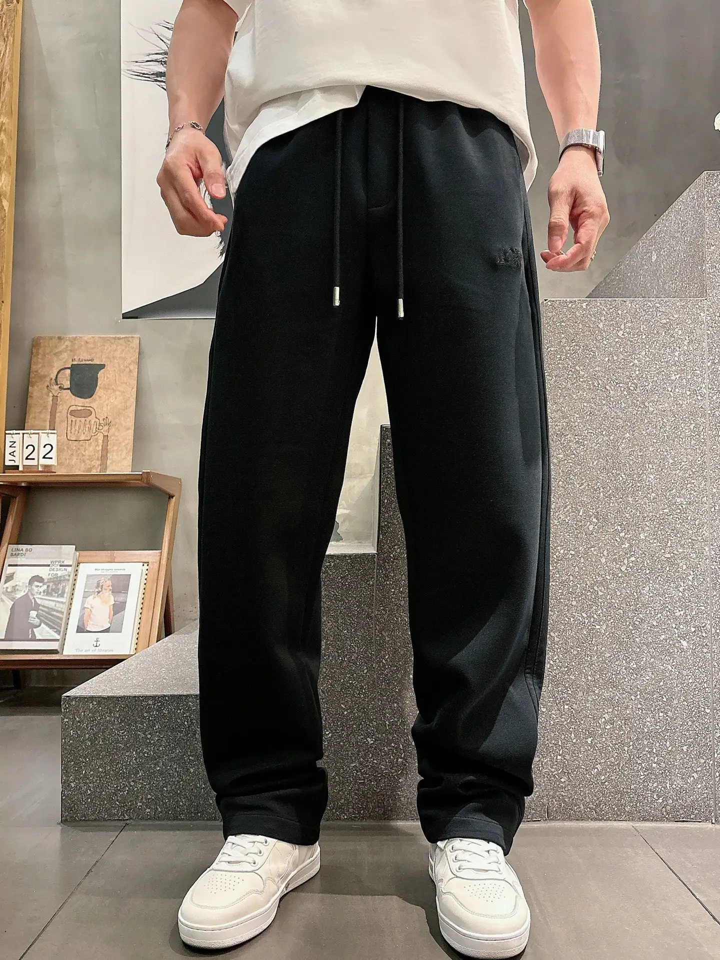 Logo-Embroidered Cotton-Blend Sweatpants D23014653