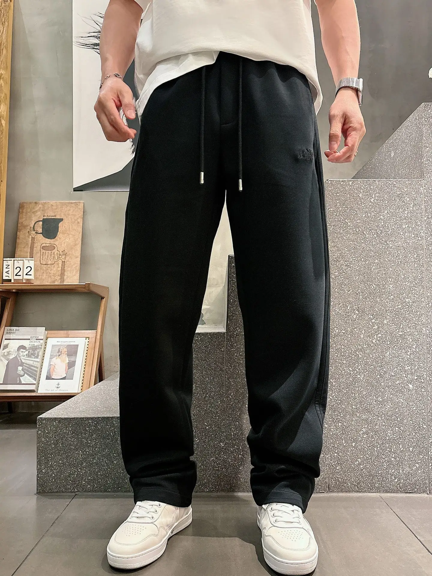 Logo-Embroidered Cotton-Blend Sweatpants D23014653