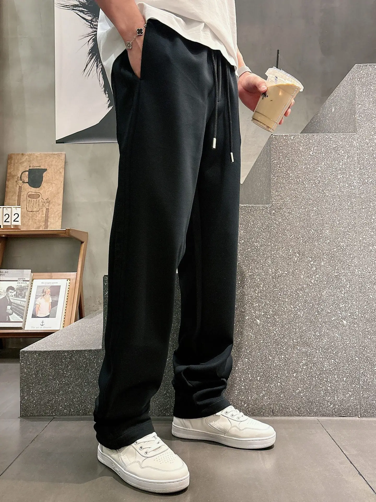Logo-Embroidered Cotton-Blend Sweatpants D23014653 — view 6