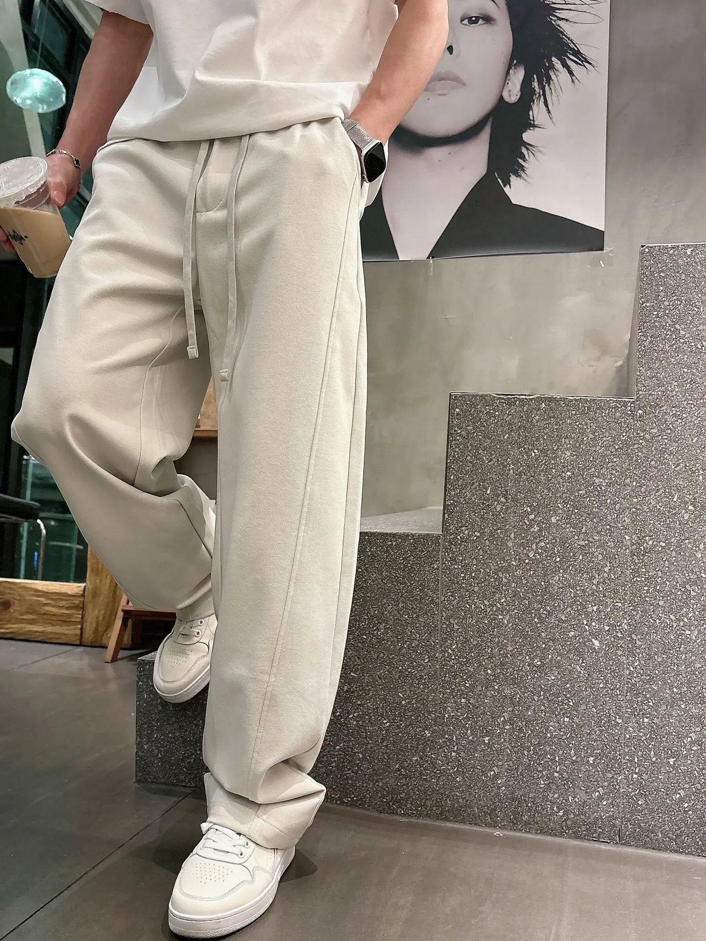 Logo-Embossed Cotton-Blend Sweatpants D21514666 — view 5