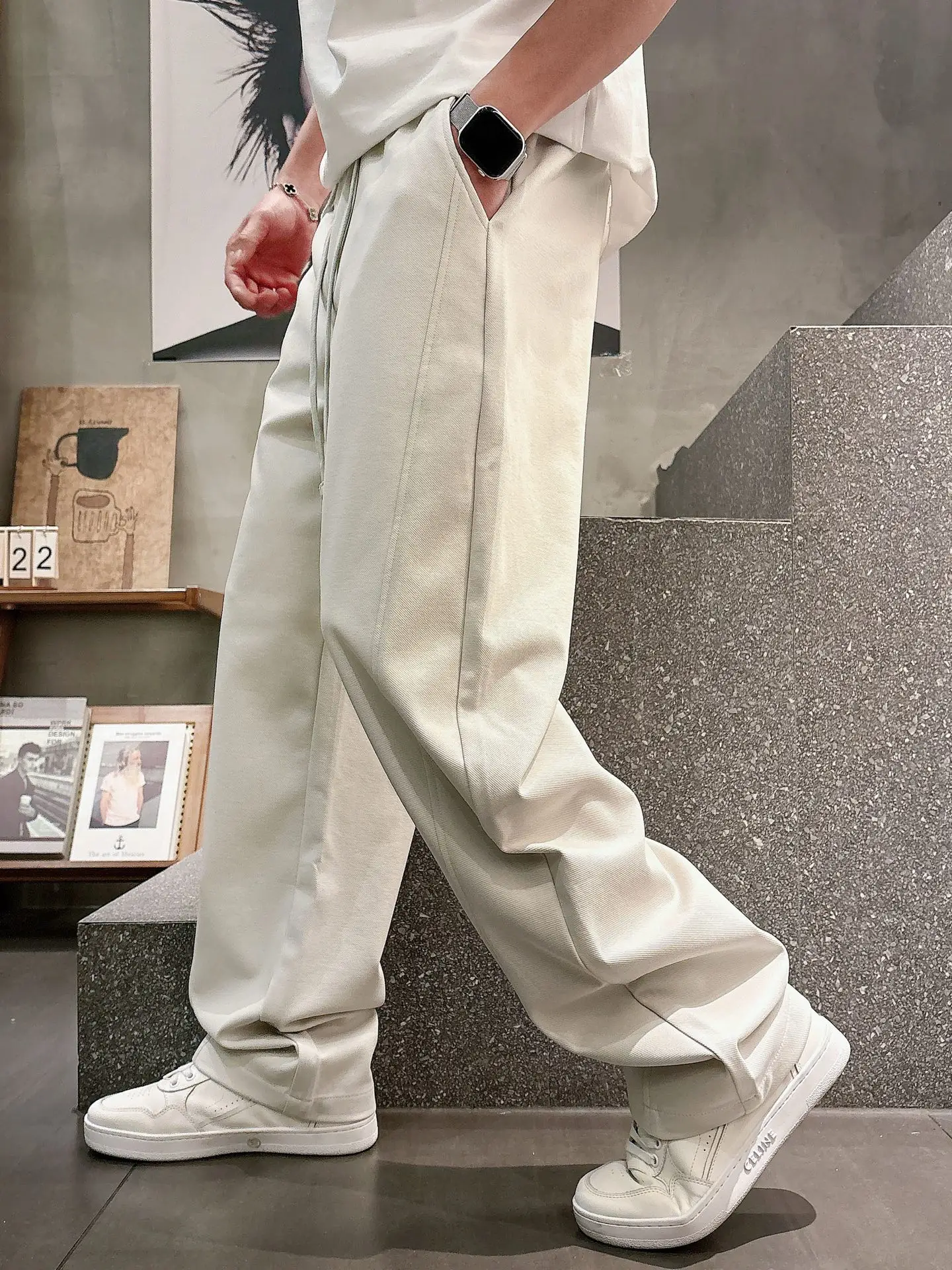 Logo-Embossed Cotton-Blend Sweatpants D21514666 — view 8