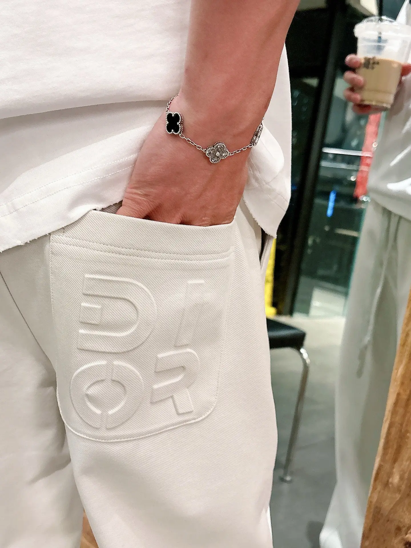 Logo-Embossed Cotton-Blend Sweatpants D21514666 — view 9