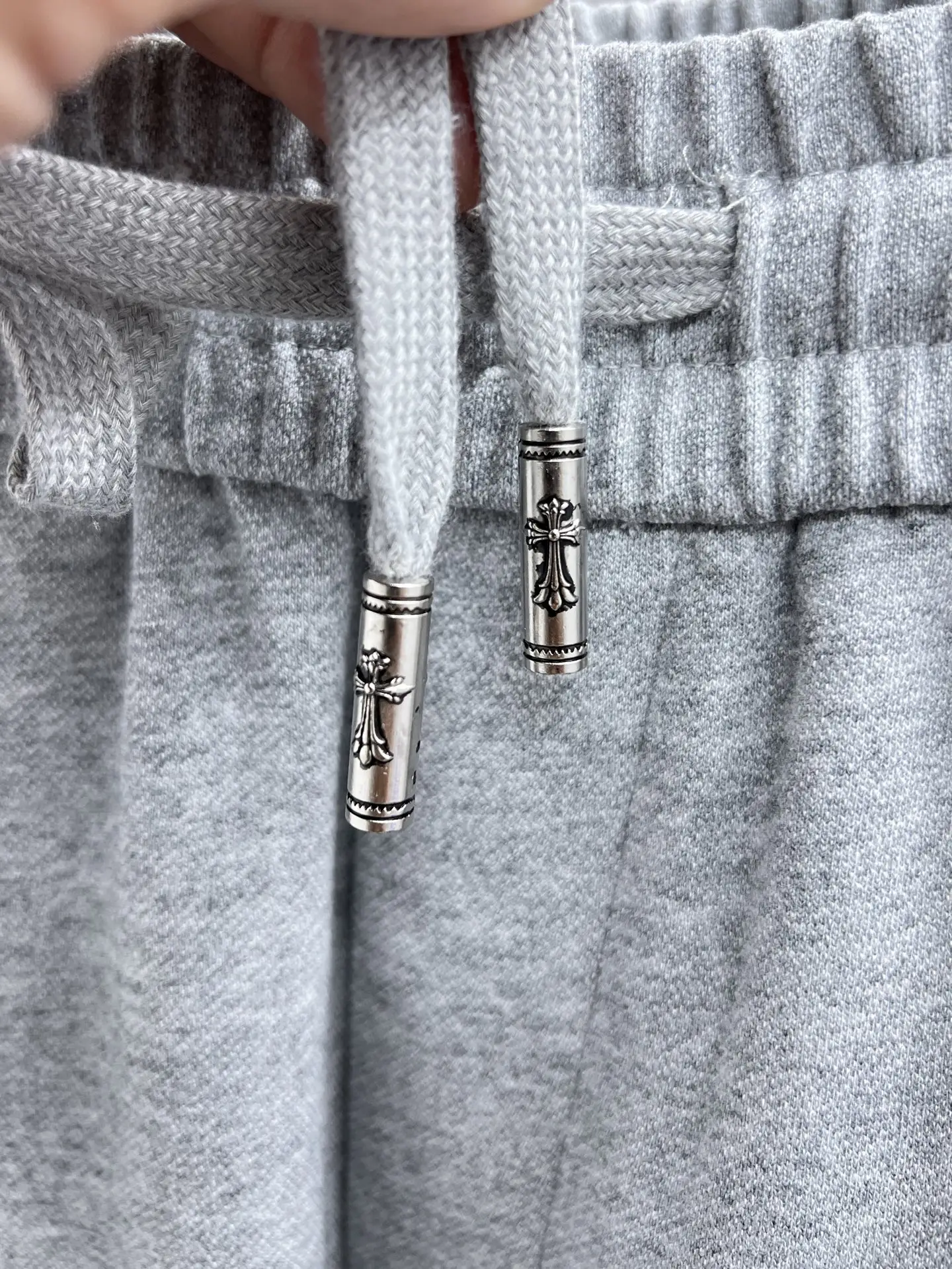Embroidered Logo Cotton-Blend Sweatpants D23014646 — view 5