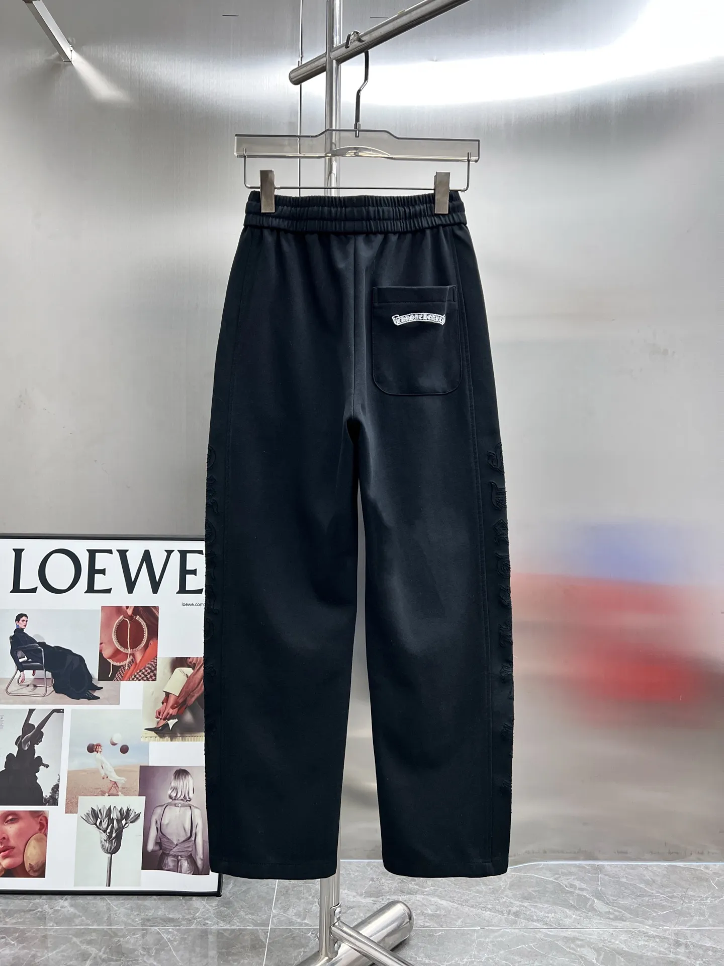 Chrome Hearts Logo Embroidered Sweatpants D23014645 — view 2