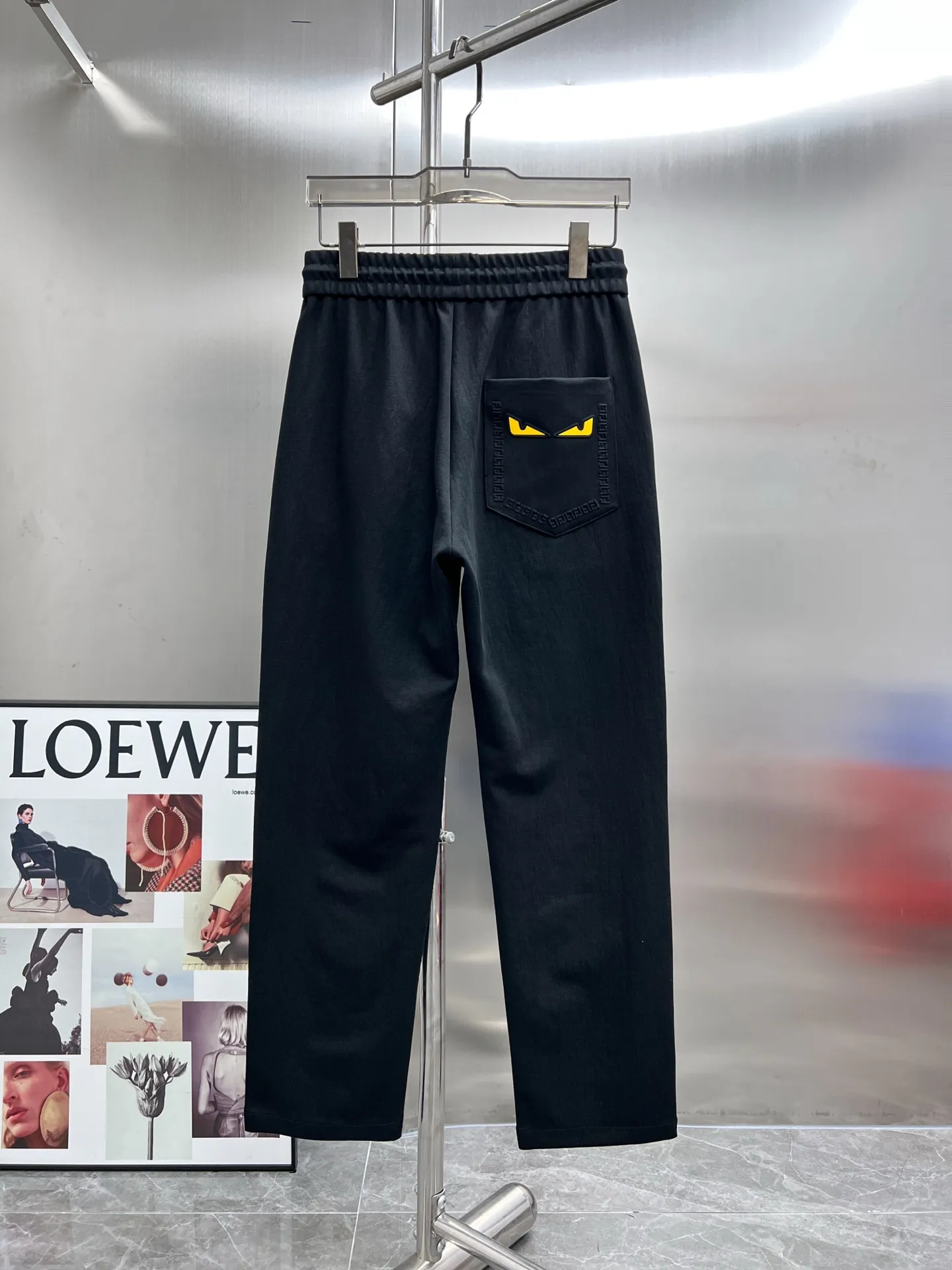 Bag Bugs Embroidered Cotton-Blend Sweatpants D22514641 — view 2