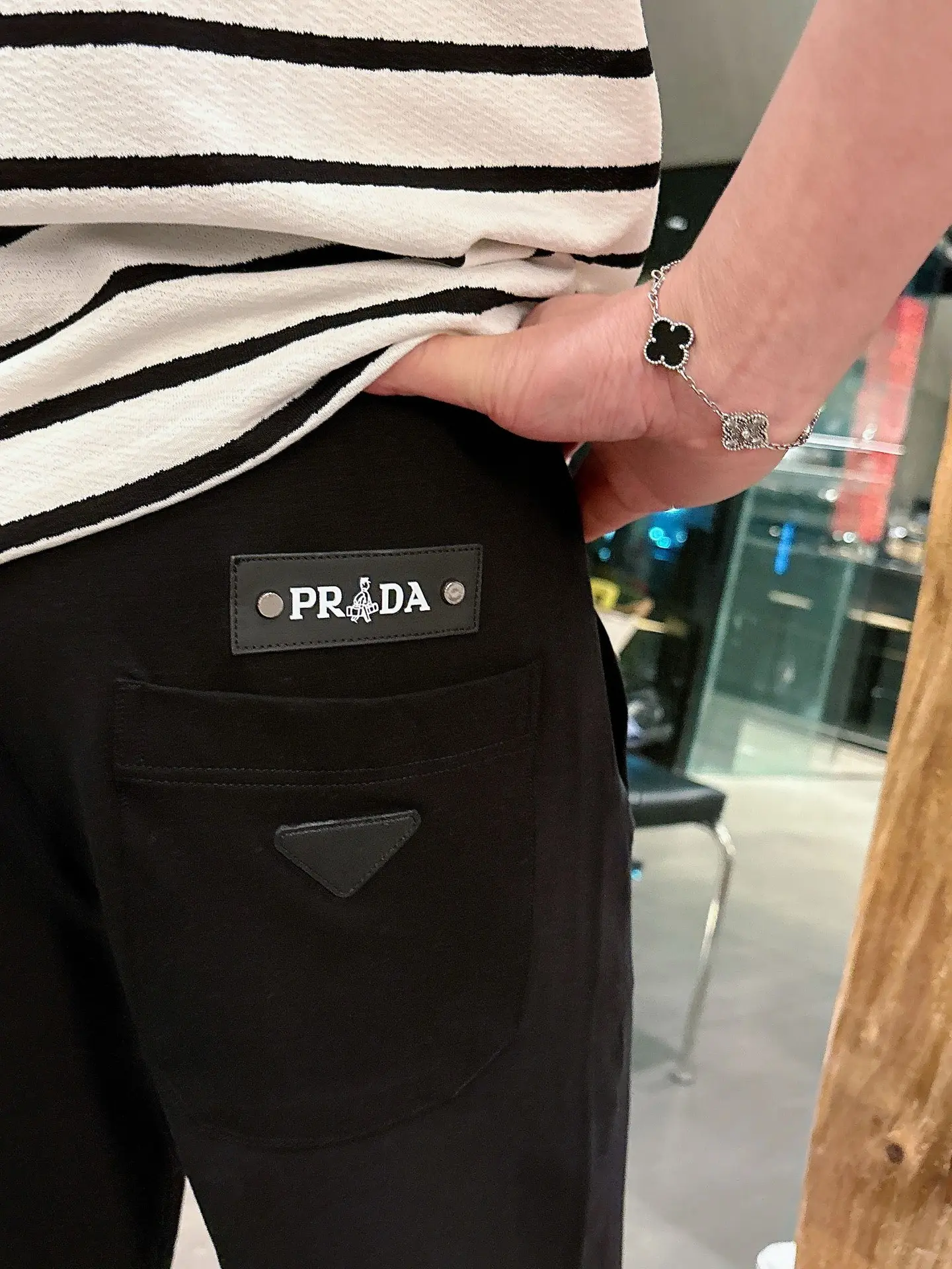 Logo-Embroidered Cotton-Blend Sweatpants D22513345 — view 9