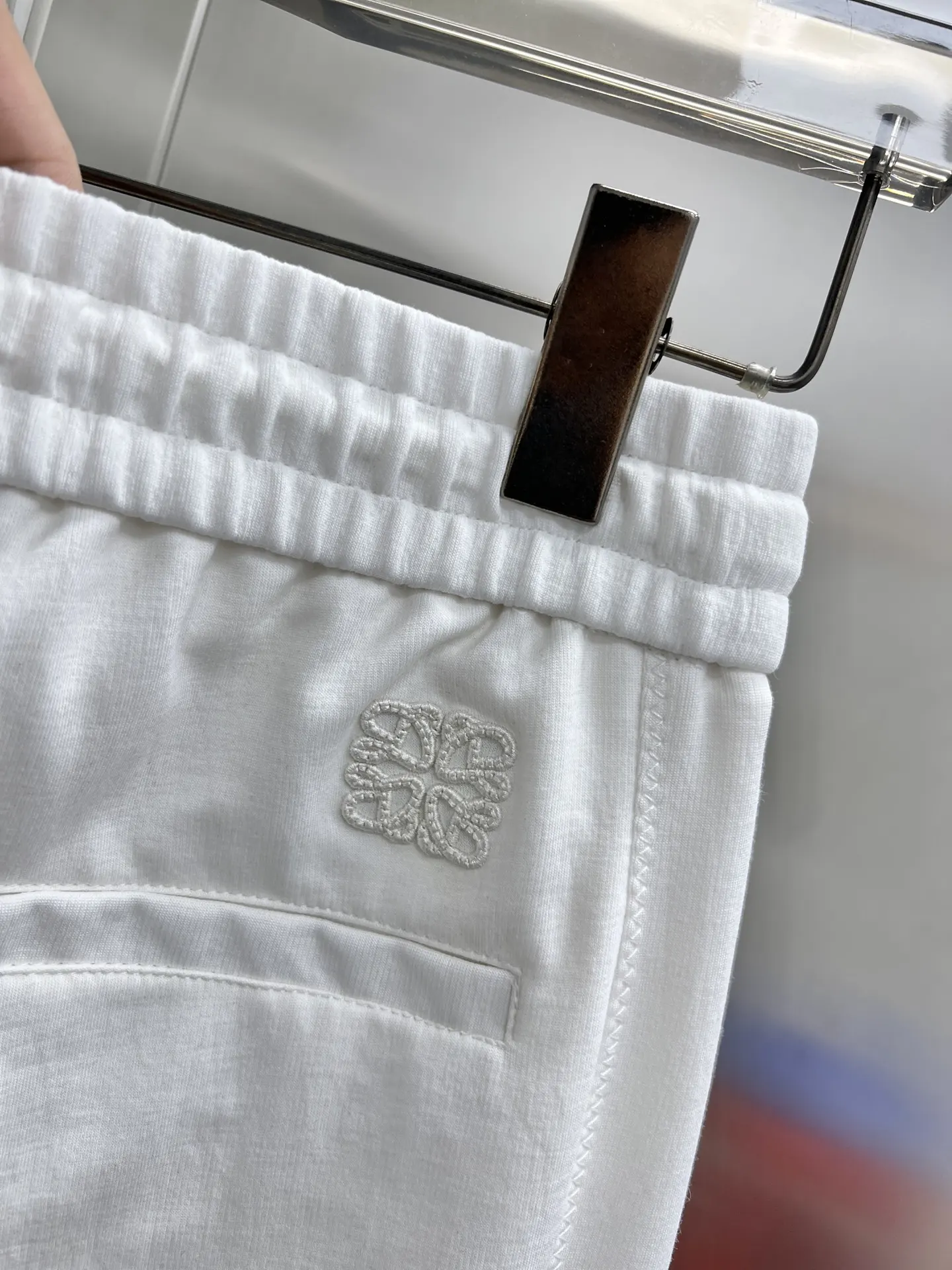 Embroidered Logo Drawstring Sweatpants D22514632 — view 7