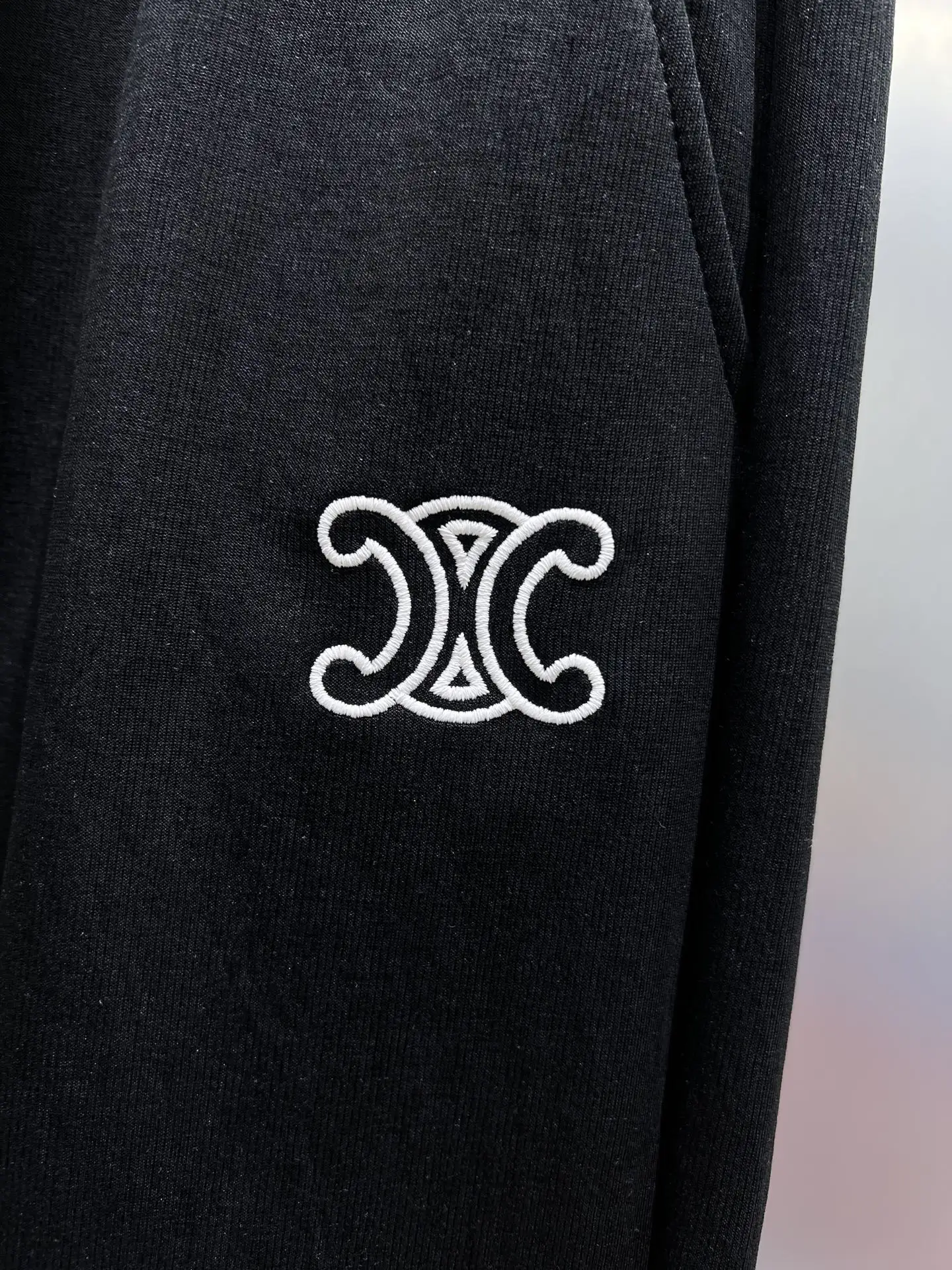 Triomphe Embroidered Logo Sweatpants D22012370 — view 4