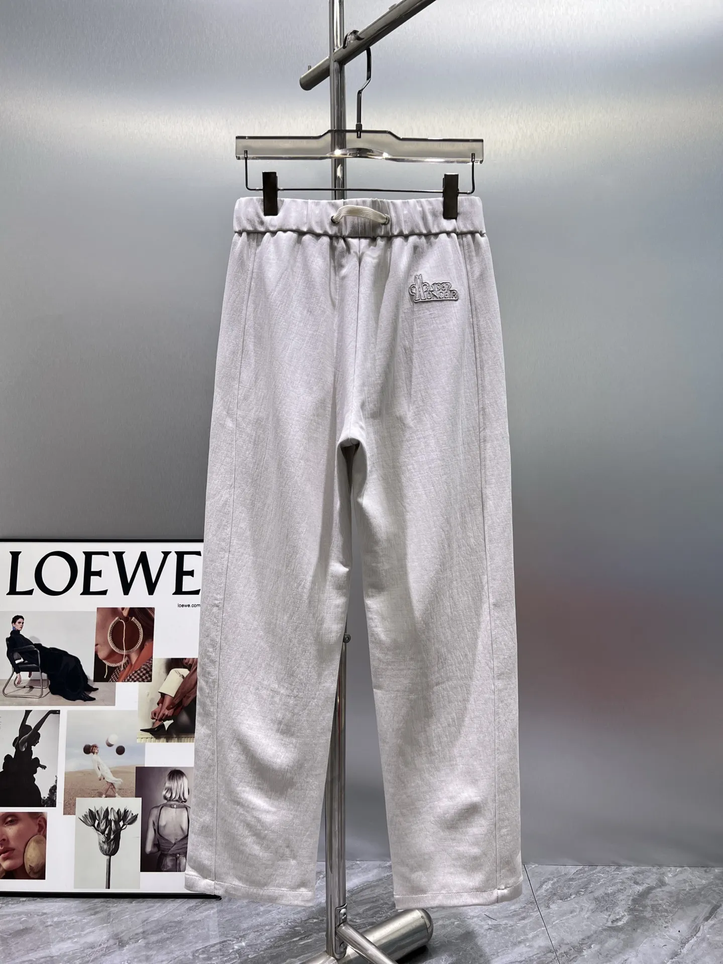 Logo-Embroidered Cotton-Blend Sweatpants D22512367 — view 2