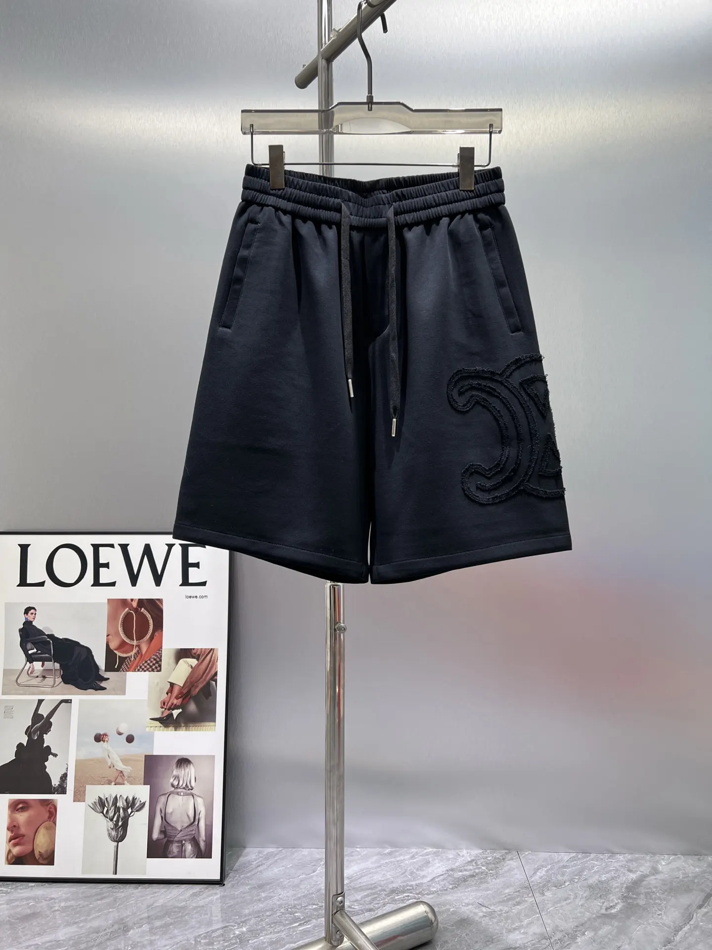 Logo Appliqué Cotton-Jersey Shorts D20012433
