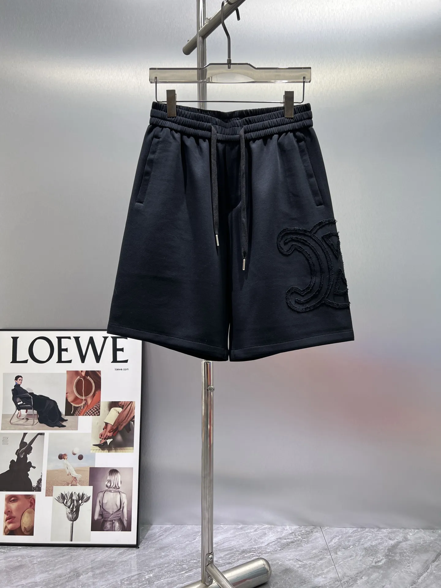 Logo Appliqué Cotton-Jersey Shorts D20012433