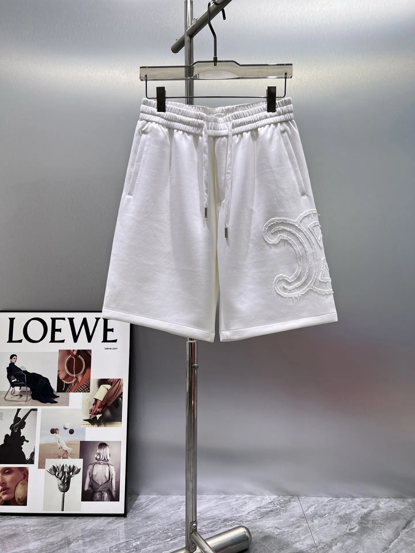 Logo Appliqué Cotton-Jersey Shorts D20012432