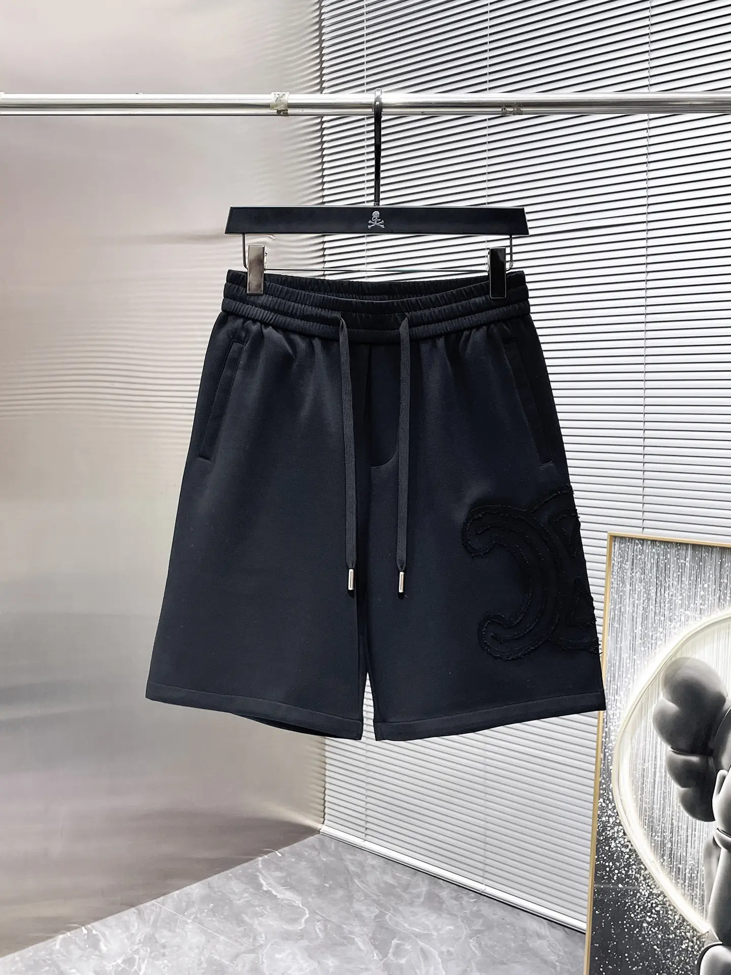 Logo Appliqué Drawstring Sweat Shorts D20012439