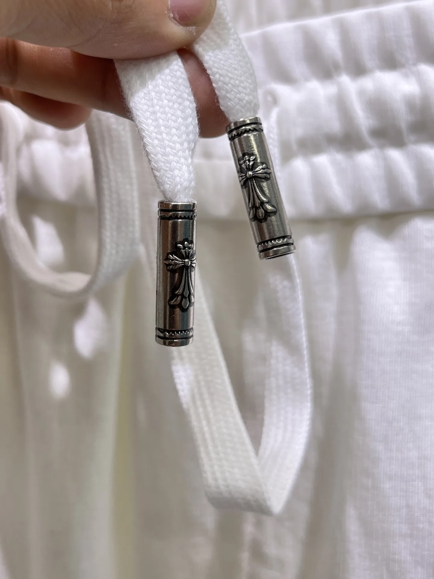 Logo Embroidered Cotton Jersey Shorts D20012428 — view 5